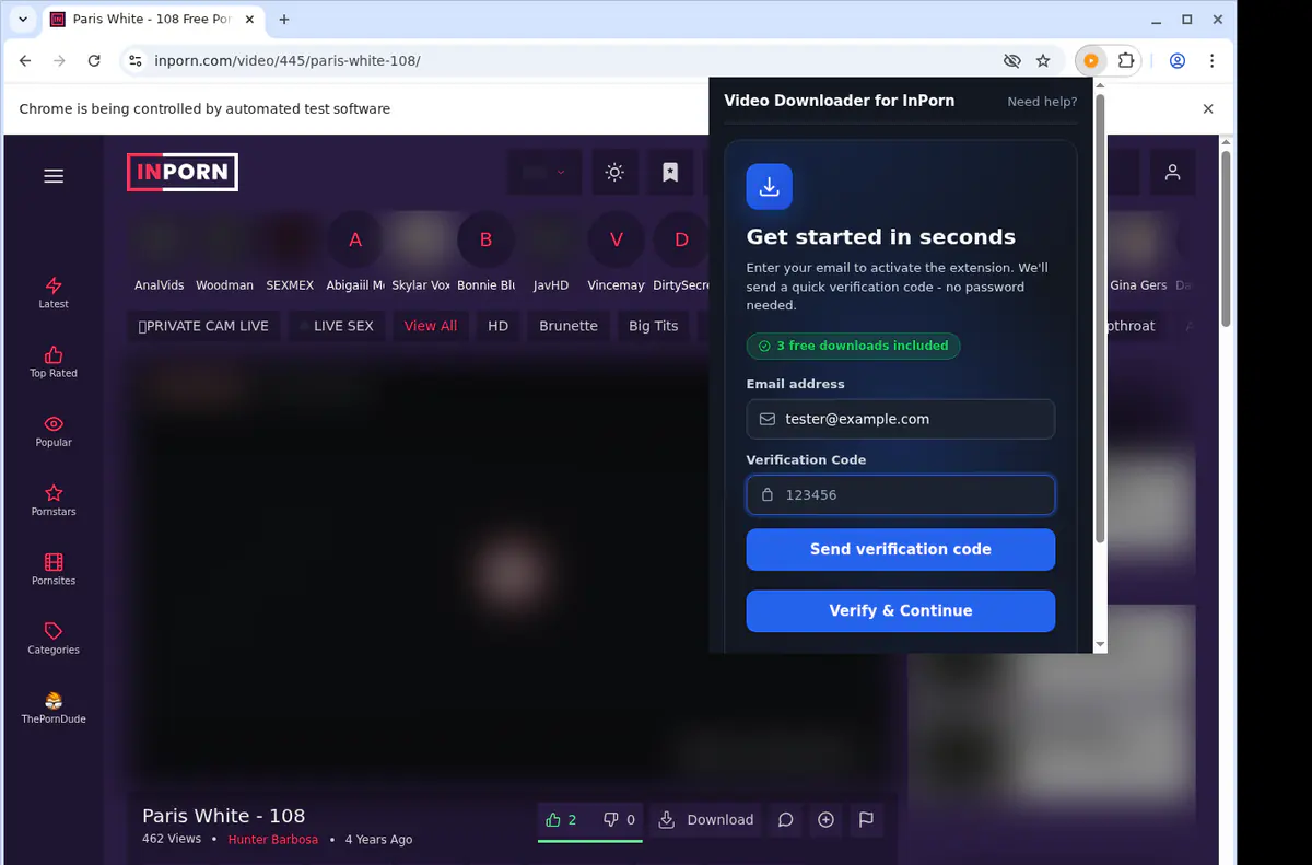 Inporn Video Downloader screenshot 4